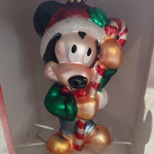 Disney Mickey Mouse Glass Ornament – Energizer Exclusive 🎄🐭